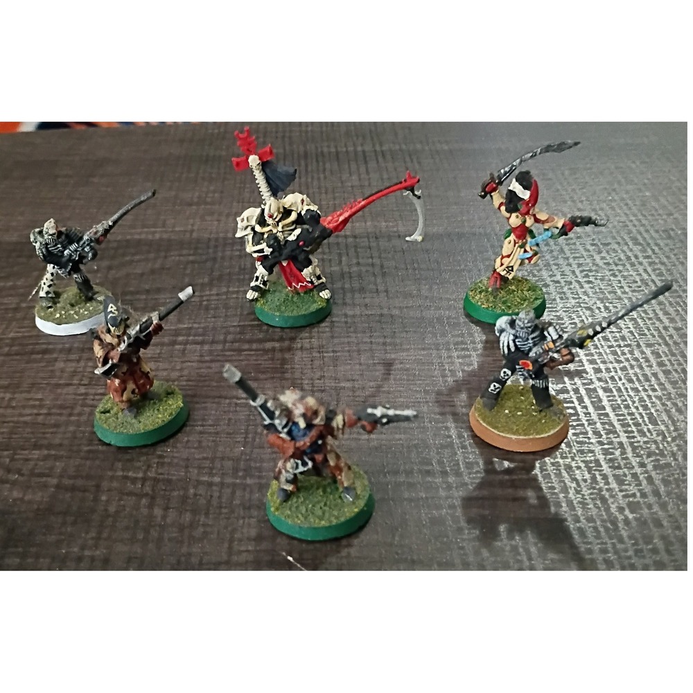 Warhammer 40k Eldar Aeldari Metal Miniatures Lot Maugan Ra Rangers Dark Reaper